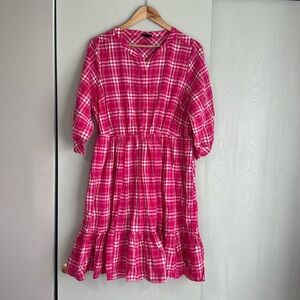 Torrid Pink Skater Dress Sz 1